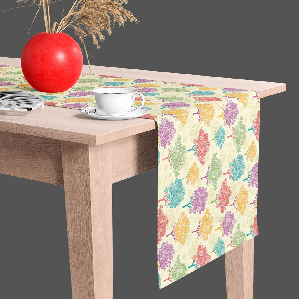 Abstract Trees Table Runner-Table Runners-RUN_TB-IC 5007325 IC 5007325, Abstract Expressionism, Abstracts, Animated Cartoons, Art and Paintings, Birds, Botanical, Caricature, Cartoons, Circle, Digital, Digital Art, Drawing, Fantasy, Floral, Flowers, Graphic, Illustrations, Modern Art, Nature, Patterns, Retro, Scenic, Seasons, Semi Abstract, Signs, Signs and Symbols, Wooden, abstract, trees, table, runner, art, autumn, background, beige, bird, blue, branch, cartoon, color, colorful, decoration, design, eleme