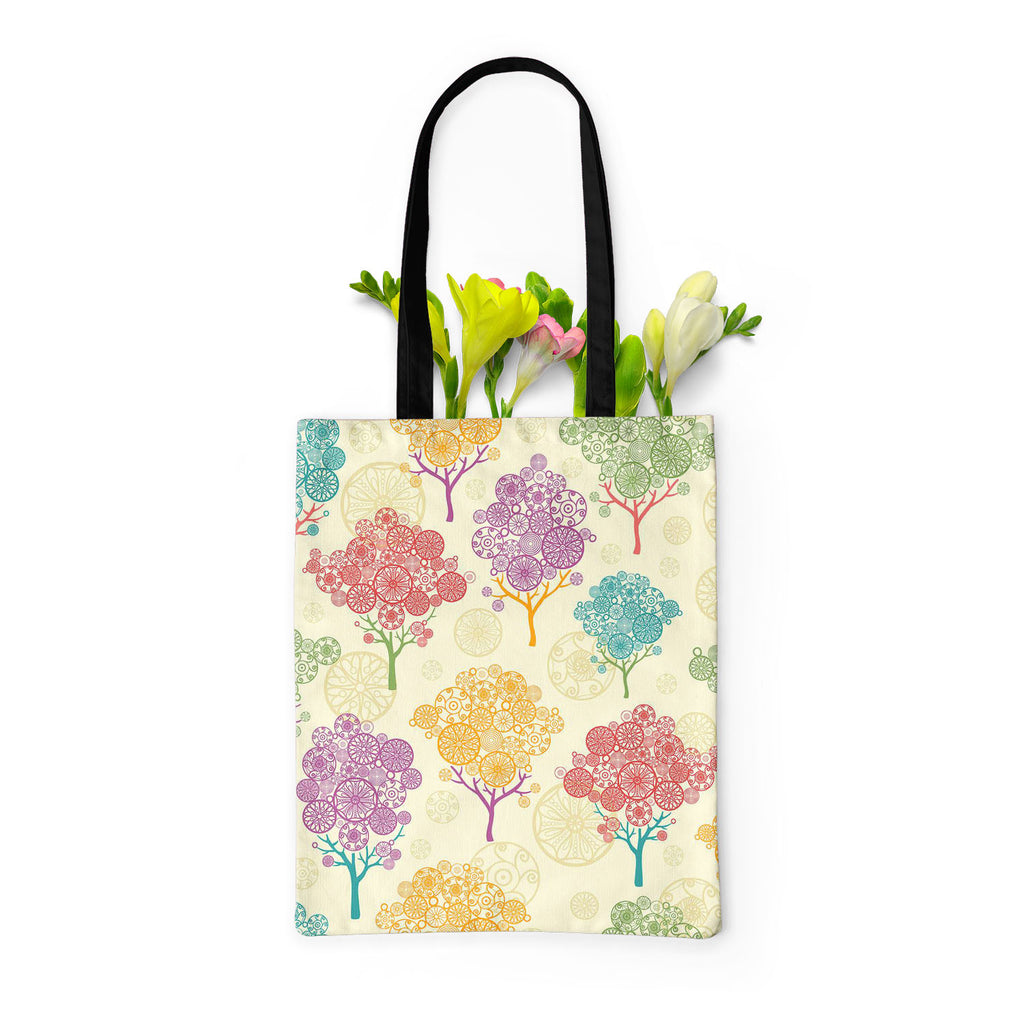 Abstract Trees Tote Bag Shoulder Purse | Multipurpose - Tote Bags Basic - ArtzFolio.com