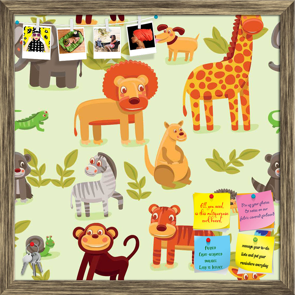 ArtzFolio Cartoon Animals Printed Bulletin Board Notice Pin Board Soft Board | Framed-Bulletin Boards Framed-AZSAO16595632BLB_FR_L-Image Code 5007326 Vishnu Image Folio Pvt Ltd, IC 5007326, ArtzFolio, Bulletin Boards Framed, Animals, Kids, Digital Art, cartoon, printed, bulletin, board, notice, pin, soft, framed, vector, seamless, pattern, wallpaper, background, pin up board, push pin board, extra large cork board, big pin board, notice board, small bulletin board, cork board, wall notice board, giant cork 