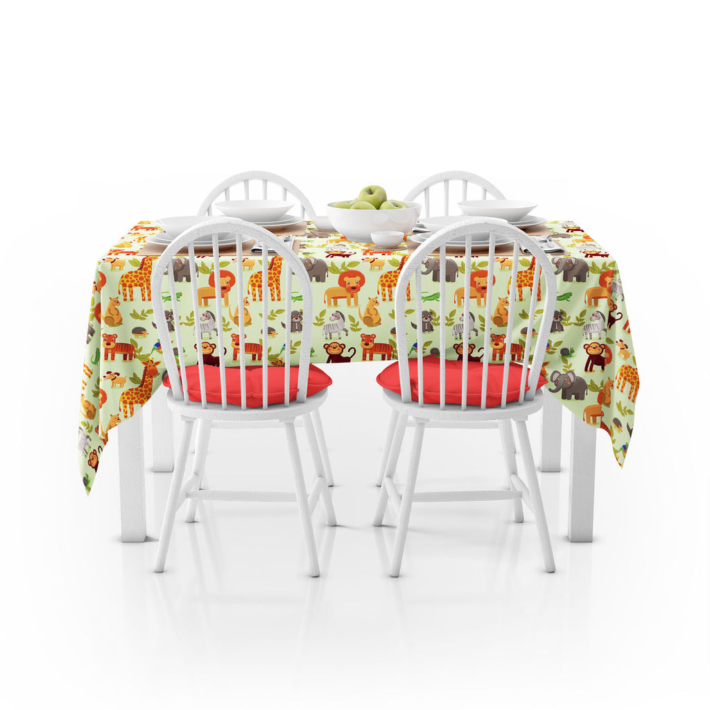 Cartoon Animals Table Cloth Cover-Table Covers-CVR_TB_NR-IC 5007326 IC 5007326, African, Animals, Animated Cartoons, Baby, Caricature, Cartoons, Children, Comics, Illustrations, Kids, Landscapes, Nature, Patterns, Scenic, Signs, Signs and Symbols, Wildlife, cartoon, table, cloth, cover, africa, animal, ape, backdrop, background, character, cheerful, comic, cute, dog, elephant, forest, funny, giraffe, grass, happy, hedgehog, illustration, jungle, kangaroo, landscape, lion, lizzard, monkey, parrot, pattern, p
