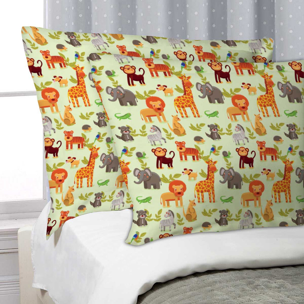 ArtzFolio Cartoon Animals Pillow Cover Case-Pillow Cases-AZHFR16595632PIL_CV_L-Image Code 5007326 Vishnu Image Folio Pvt Ltd, IC 5007326, ArtzFolio, Pillow Cases, Animals, Kids, Digital Art, cartoon, pillow, cover, case, vector, seamless, pattern, wallpaper, background, pillow cover, pillow case cover, linen pillow cover, printed pillow cover, pillow for bedroom, living room pillow covers, standard pillow case covers, pitaara box, throw pillow cover, 2 pcs satin pillow cover set, pillow covers 27x18, decora