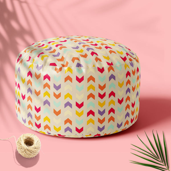 Zigzag Stripes Footstool Footrest Puffy Pouffe Ottoman Bean Bag | Canvas Fabric-Footstools-FST_CB_BN-IC 5007329 IC 5007329, Abstract Expressionism, Abstracts, Art and Paintings, Aztec, Baby, Chevron, Children, Christianity, Cities, City Views, Digital, Digital Art, Drawing, Fantasy, Fashion, Geometric, Geometric Abstraction, Graphic, Herringbone, Illustrations, Kids, Patterns, Retro, Semi Abstract, Signs, Signs and Symbols, Stripes, Triangles, zigzag, footstool, footrest, puffy, pouffe, ottoman, bean, bag, 