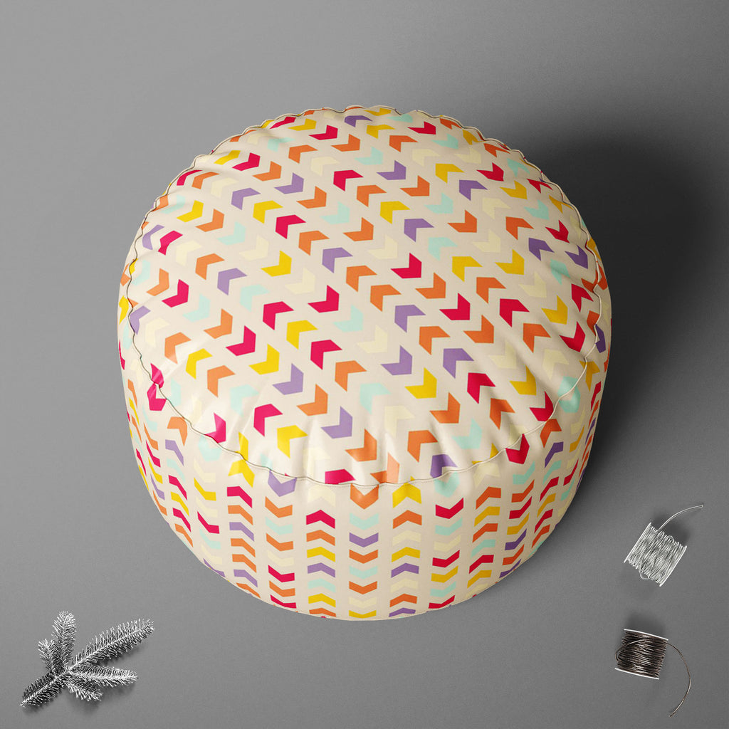 Zigzag Stripes Footstool Footrest Puffy Pouffe Ottoman Bean Bag | Canvas Fabric-Footstools-FST_CB_BN-IC 5007329 IC 5007329, Abstract Expressionism, Abstracts, Art and Paintings, Aztec, Baby, Chevron, Children, Christianity, Cities, City Views, Digital, Digital Art, Drawing, Fantasy, Fashion, Geometric, Geometric Abstraction, Graphic, Herringbone, Illustrations, Kids, Patterns, Retro, Semi Abstract, Signs, Signs and Symbols, Stripes, Triangles, zigzag, footstool, footrest, puffy, pouffe, ottoman, bean, bag, 