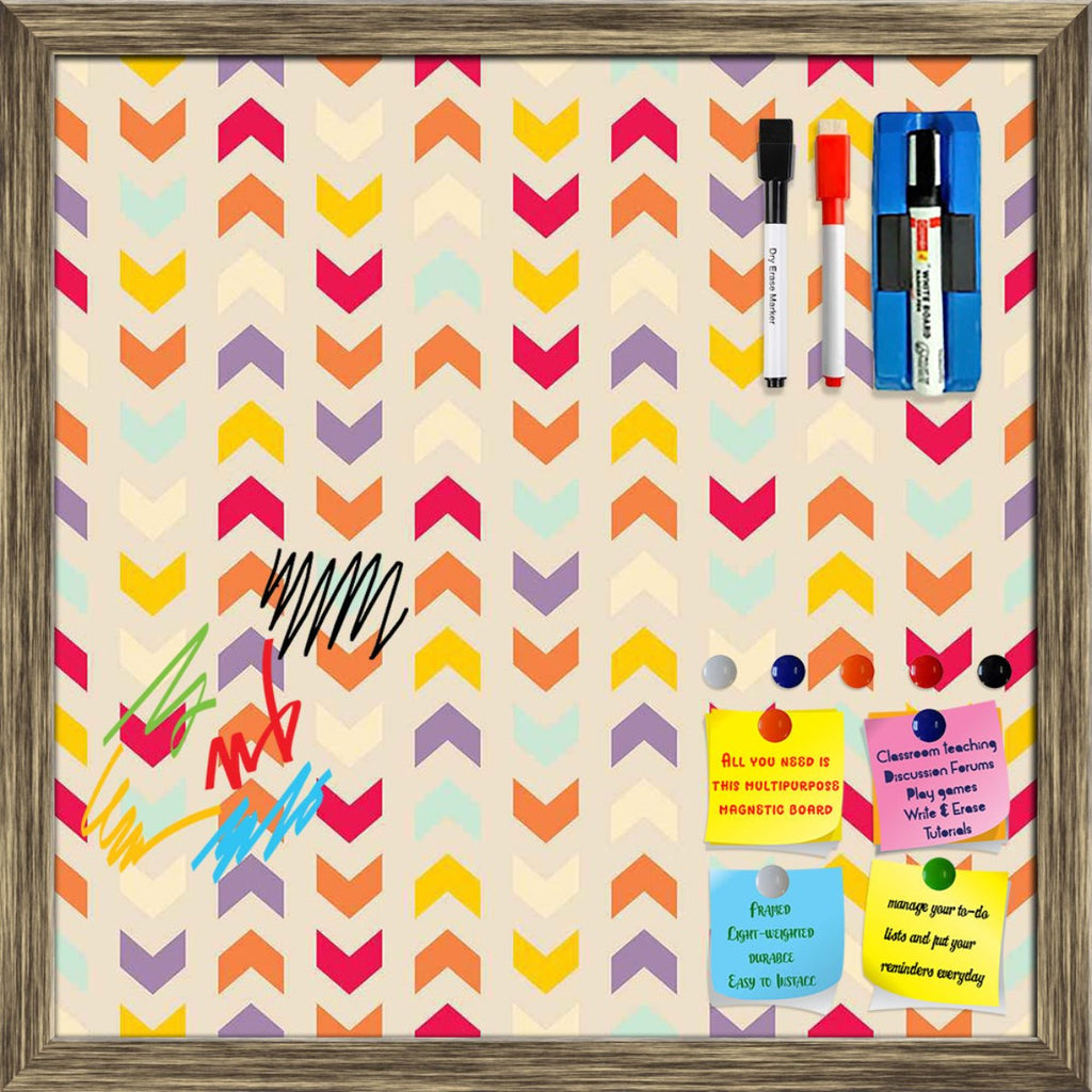 Zigzag Stripes Framed Magnetic Dry Erase Board | Combo with Magnet Buttons & Markers-Magnetic Boards Framed-MGB_FR-IC 5007329 IC 5007329, Abstract Expressionism, Abstracts, Art and Paintings, Aztec, Baby, Chevron, Children, Christianity, Cities, City Views, Digital, Digital Art, Drawing, Fantasy, Fashion, Geometric, Geometric Abstraction, Graphic, Herringbone, Illustrations, Kids, Patterns, Retro, Semi Abstract, Signs, Signs and Symbols, Stripes, Triangles, zigzag, framed, magnetic, dry, erase, board, print