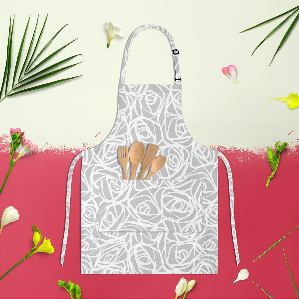 Abstract Pattern D1 Apron | Adjustable, Free Size & Waist Tiebacks - Aprons Neck to Knee - ArtzFolio.com