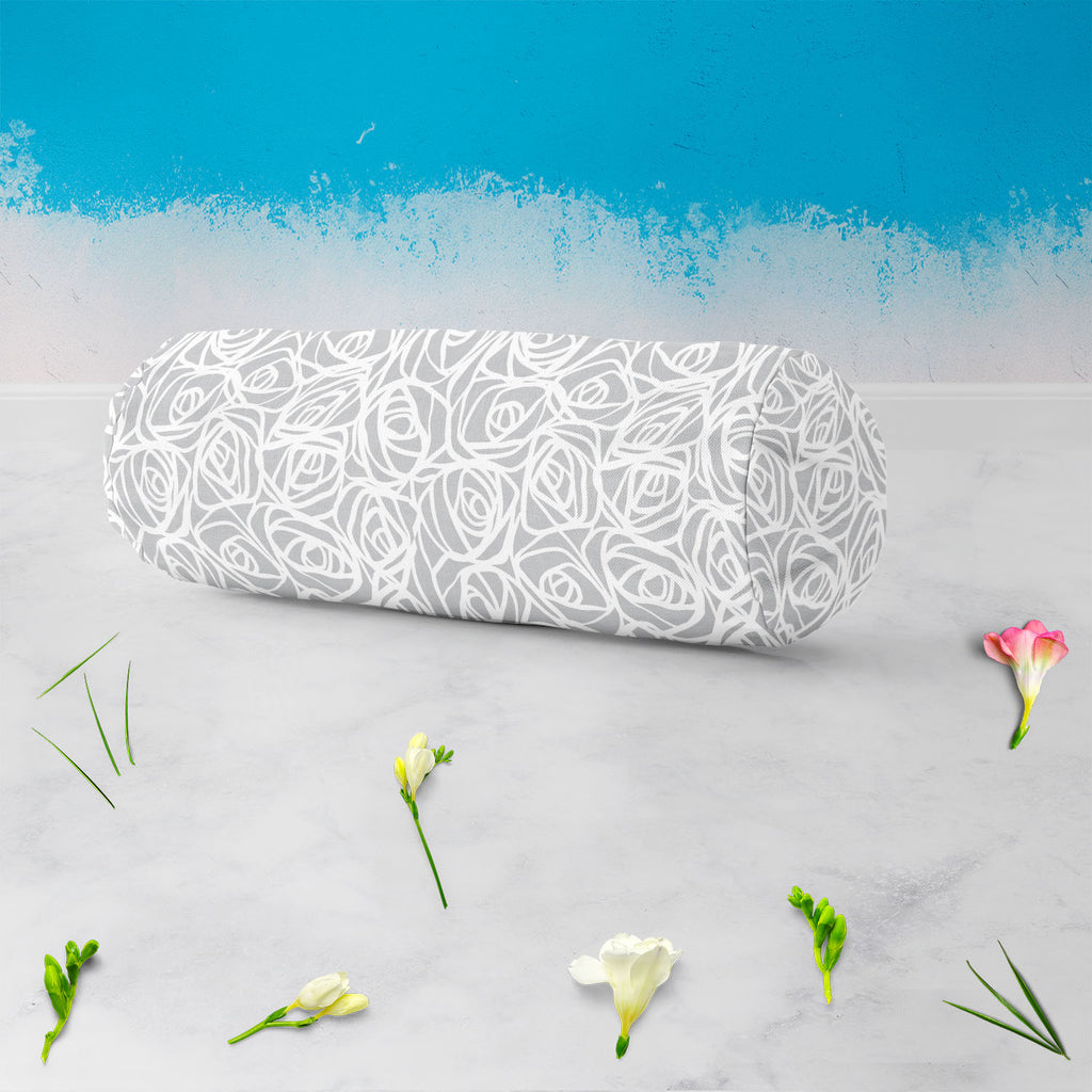 Abstract Pattern D1 Bolster Cover Booster Cases | Concealed Zipper Opening - Bolster Covers - ArtzFolio.com