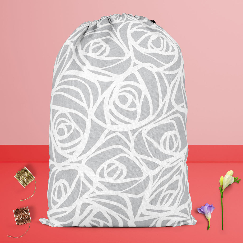 Abstract Pattern D1 Reusable Sack Bag | Bag for Gym, Storage, Vegetable & Travel - Drawstring Sack Bags - ArtzFolio.com