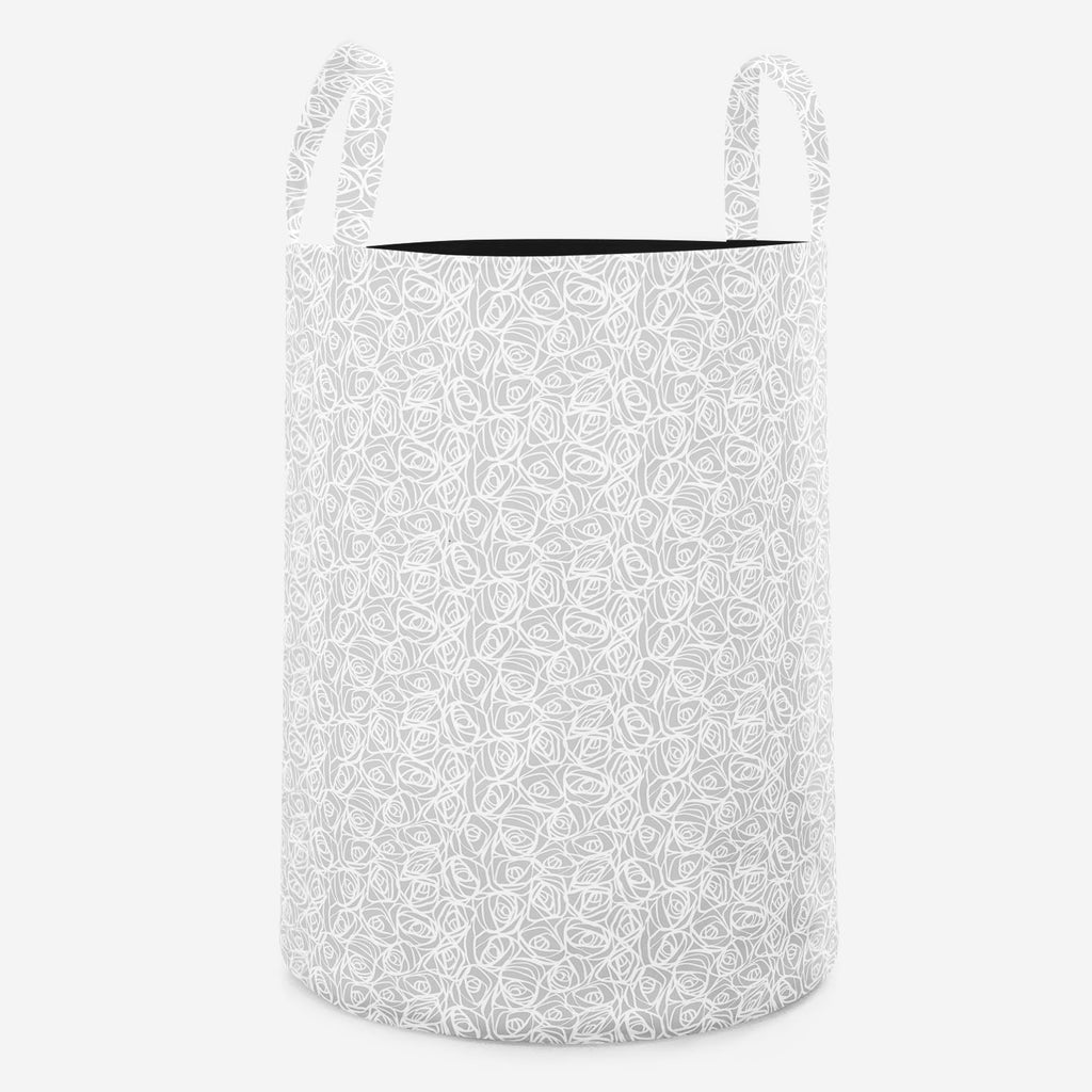 Abstract Pattern Foldable Open Storage Bin | Organizer Box, Toy Basket, Shelf Box, Laundry Bag | Canvas Fabric - Storage Bins - ArtzFolio.com