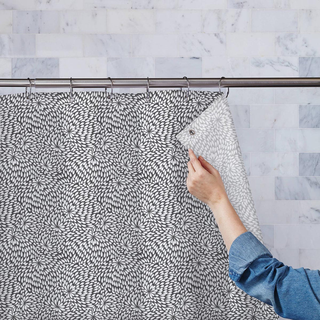 Abstract Pattern Washable Waterproof Shower Curtain - Shower Curtains - ArtzFolio.com