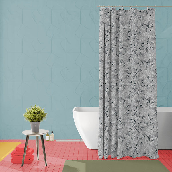 Hand-Drawn Waves D1 Washable Waterproof Shower Curtain-Shower Curtains-CUR_SH-IC 5007334 IC 5007334, Abstract Expressionism, Abstracts, Art and Paintings, Automobiles, Botanical, Digital, Digital Art, Fashion, Floral, Flowers, Graphic, Illustrations, Modern Art, Nature, Patterns, Retro, Semi Abstract, Signs, Signs and Symbols, Transportation, Travel, Vehicles, hand-drawn, waves, d1, washable, waterproof, polyester, shower, curtain, eyelets, abstract, pattern, wallpaper, art, backdrop, background, bright, co