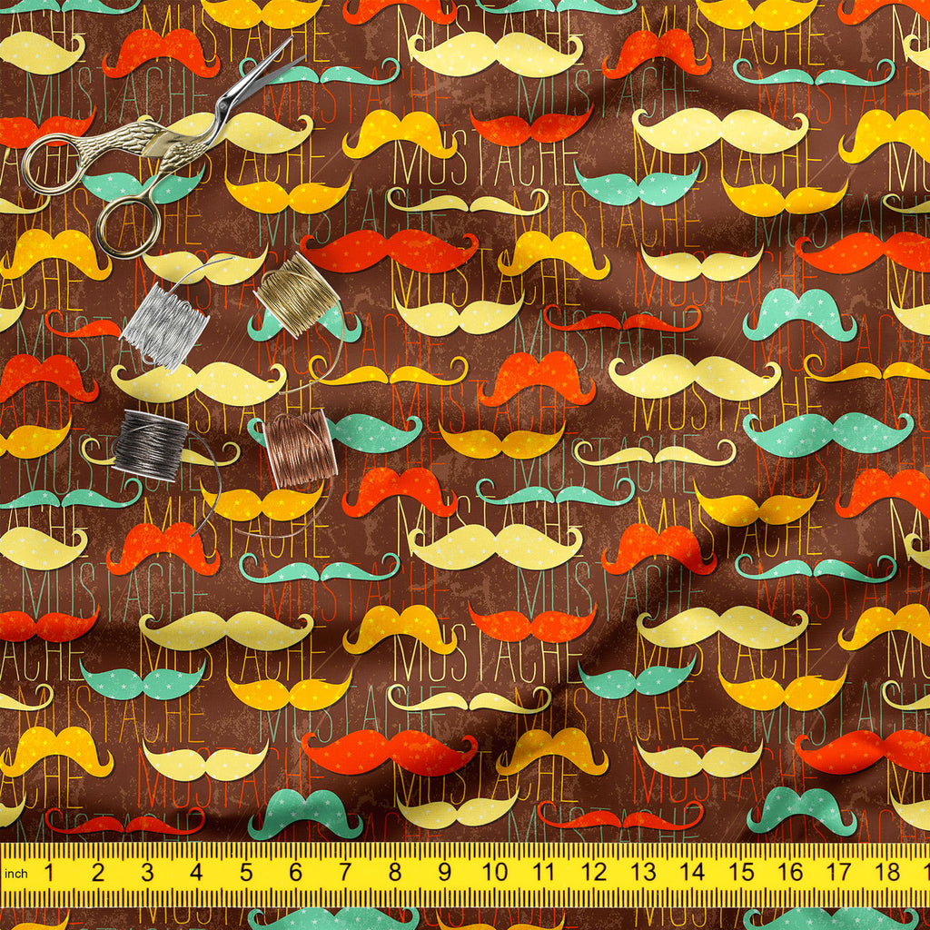Vintage Mustache D1 Upholstery Fabric by Metre | For Sofa, Curtains, Cushions, Furnishing, Craft, Dress Material-Upholstery Fabrics-FAB_RW-IC 5007335 IC 5007335, Abstract Expressionism, Abstracts, Ancient, Animated Cartoons, Art and Paintings, Calligraphy, Caricature, Cartoons, Drawing, Fashion, Historical, Illustrations, Medieval, Patterns, Retro, Semi Abstract, Signs, Signs and Symbols, Symbols, Text, Vintage, mustache, d1, upholstery, fabric, by, metre, for, sofa, curtains, cushions, furnishing, craft, d