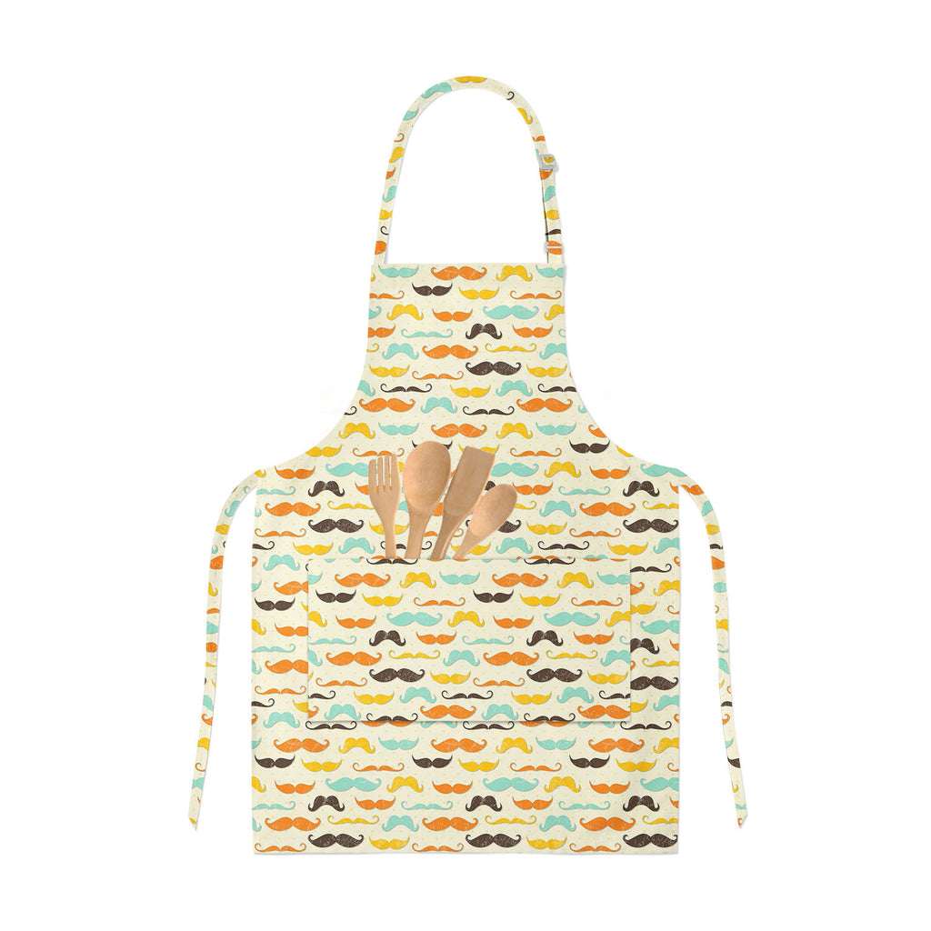 Vintage Mustache Apron | Adjustable, Free Size & Waist Tiebacks-Aprons Neck to Knee-APR_NK_KN-IC 5007336 IC 5007336, Abstract Expressionism, Abstracts, Ancient, Animated Cartoons, Art and Paintings, Calligraphy, Caricature, Cartoons, Drawing, Fashion, Historical, Illustrations, Medieval, Patterns, Retro, Semi Abstract, Signs, Signs and Symbols, Symbols, Text, Vintage, mustache, apron, adjustable, free, size, waist, tiebacks, grunge, whiskers, moustache, abstract, aristocrat, art, background, barber, beard, 