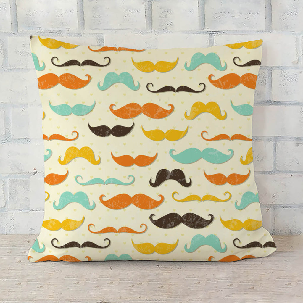 ArtzFolio Vintage Mustache D2 Cushion Cover Throw Pillow-Cushion Covers-AZHFR17311366CUS_CV_L-Image Code 5007336 Vishnu Image Folio Pvt Ltd, IC 5007336, ArtzFolio, Cushion Covers, Adult, Fashion, Digital Art, vintage, mustache, d2, cushion, cover, throw, pillow, seamless, pattern, style, sofa throws, single throw pillow, zippered throw pillow cover, satin pillow cover, throw pillow, cushion cover only, cushion cover, pillow cover for sofa, pitaara box, throw cushion, kids cushion cover, square cushion cover