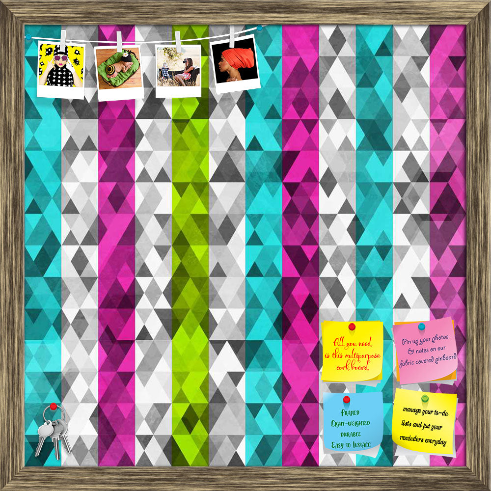 ArtzFolio Color Triangles Printed Bulletin Board Notice Pin Board Soft Board | Framed-Bulletin Boards Framed-AZSAO17621593BLB_FR_L-Image Code 5007339 Vishnu Image Folio Pvt Ltd, IC 5007339, ArtzFolio, Bulletin Boards Framed, Abstract, Digital Art, color, triangles, printed, bulletin, board, notice, pin, soft, framed, seamless, grunge, effect, pin up board, push pin board, extra large cork board, big pin board, notice board, small bulletin board, cork board, wall notice board, giant cork board, bulletin boar