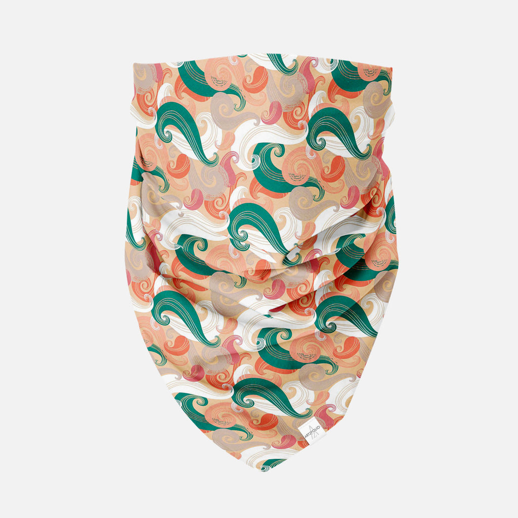 Colorful Wave Printed Bandana | Headband Headwear Wristband Balaclava | Unisex | Soft Poly Fabric-Bandanas-BND_FB_BS-IC 5007340 IC 5007340, Abstract Expressionism, Abstracts, Animals, Art and Paintings, Automobiles, Botanical, Digital, Digital Art, Fashion, Floral, Flowers, Graphic, Modern Art, Nature, Paisley, Patterns, Retro, Semi Abstract, Signs, Signs and Symbols, Transportation, Travel, Urban, Vehicles, colorful, wave, printed, bandana, headband, headwear, wristband, balaclava, unisex, soft, poly, fabr