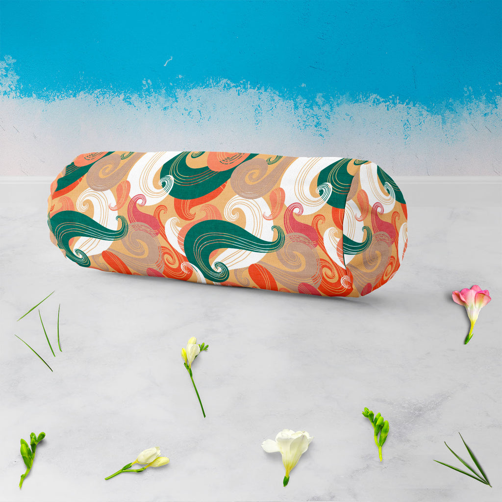Colorful Wave Bolster Cover Booster Cases | Concealed Zipper Opening-Bolster Covers-BOL_CV_ZP-IC 5007340 IC 5007340, Abstract Expressionism, Abstracts, Animals, Art and Paintings, Automobiles, Botanical, Digital, Digital Art, Fashion, Floral, Flowers, Graphic, Modern Art, Nature, Paisley, Patterns, Retro, Semi Abstract, Signs, Signs and Symbols, Transportation, Travel, Urban, Vehicles, colorful, wave, bolster, cover, booster, cases, concealed, zipper, opening, seamless, pattern, abstract, animal, art, backd