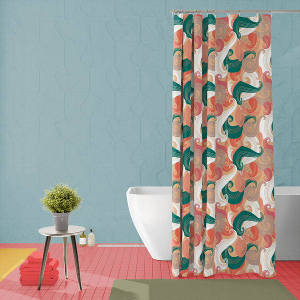 Colorful Wave Washable Waterproof Shower Curtain-Shower Curtains-CUR_SH-IC 5007340 IC 5007340, Abstract Expressionism, Abstracts, Animals, Art and Paintings, Automobiles, Botanical, Digital, Digital Art, Fashion, Floral, Flowers, Graphic, Modern Art, Nature, Paisley, Patterns, Retro, Semi Abstract, Signs, Signs and Symbols, Transportation, Travel, Urban, Vehicles, colorful, wave, washable, waterproof, polyester, shower, curtain, eyelets, seamless, pattern, abstract, animal, art, backdrop, background, bright