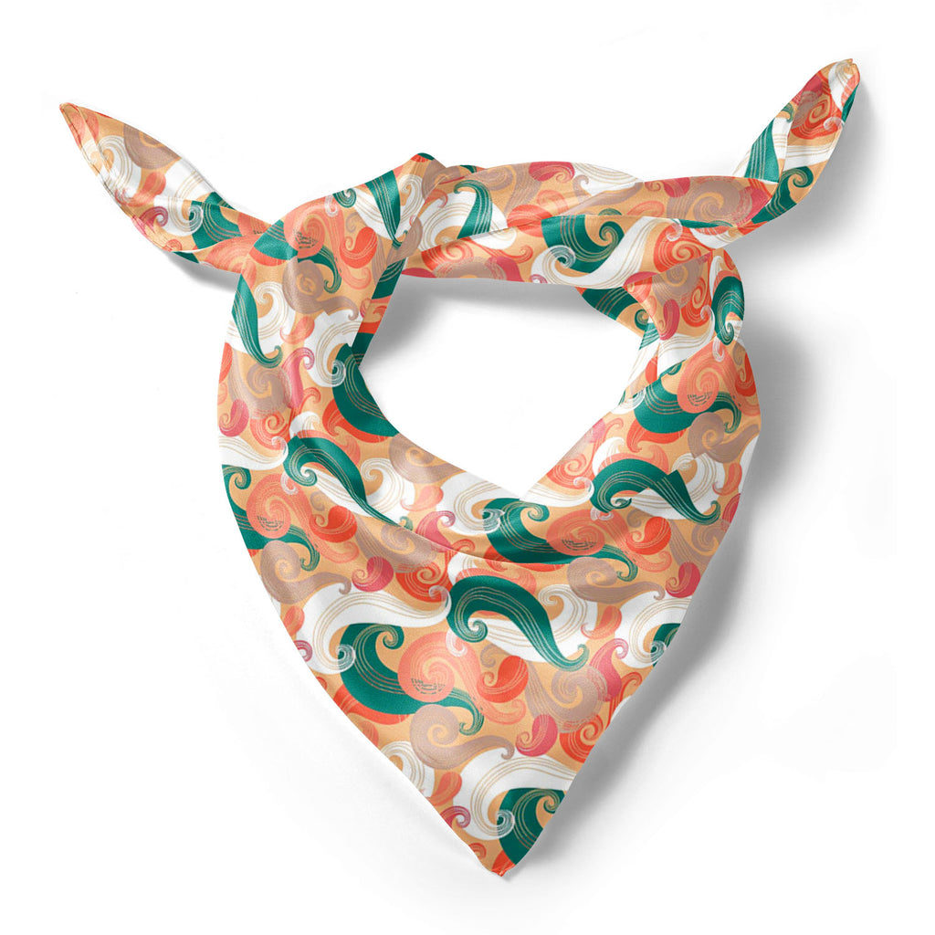 Colorful Wave Printed Scarf | Neckwear Balaclava | Girls & Women | Soft Poly Fabric-Scarfs Basic-SCF_FB_BS-IC 5007340 IC 5007340, Abstract Expressionism, Abstracts, Animals, Art and Paintings, Automobiles, Botanical, Digital, Digital Art, Fashion, Floral, Flowers, Graphic, Modern Art, Nature, Paisley, Patterns, Retro, Semi Abstract, Signs, Signs and Symbols, Transportation, Travel, Urban, Vehicles, colorful, wave, printed, scarf, neckwear, balaclava, girls, women, soft, poly, fabric, seamless, pattern, abst