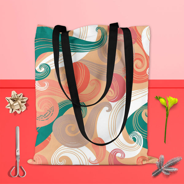Colorful Wave Tote Bag Shoulder Purse | Multipurpose-Tote Bags Basic-TOT_FB_BS-IC 5007340 IC 5007340, Abstract Expressionism, Abstracts, Animals, Art and Paintings, Automobiles, Botanical, Digital, Digital Art, Fashion, Floral, Flowers, Graphic, Modern Art, Nature, Paisley, Patterns, Retro, Semi Abstract, Signs, Signs and Symbols, Transportation, Travel, Urban, Vehicles, colorful, wave, tote, bag, shoulder, purse, cotton, canvas, fabric, multipurpose, seamless, pattern, abstract, animal, art, backdrop, back