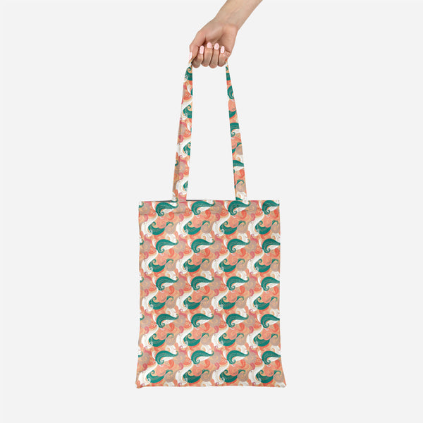 ArtzFolio Colorful Wave Tote Bag Shoulder Purse | Multipurpose-Tote Bags Basic-AZ5007340TOT_RF-IC 5007340 IC 5007340, Abstract Expressionism, Abstracts, Animals, Art and Paintings, Automobiles, Botanical, Digital, Digital Art, Fashion, Floral, Flowers, Graphic, Modern Art, Nature, Paisley, Patterns, Retro, Semi Abstract, Signs, Signs and Symbols, Transportation, Travel, Urban, Vehicles, colorful, wave, canvas, tote, bag, shoulder, purse, multipurpose, seamless, pattern, abstract, animal, art, backdrop, back