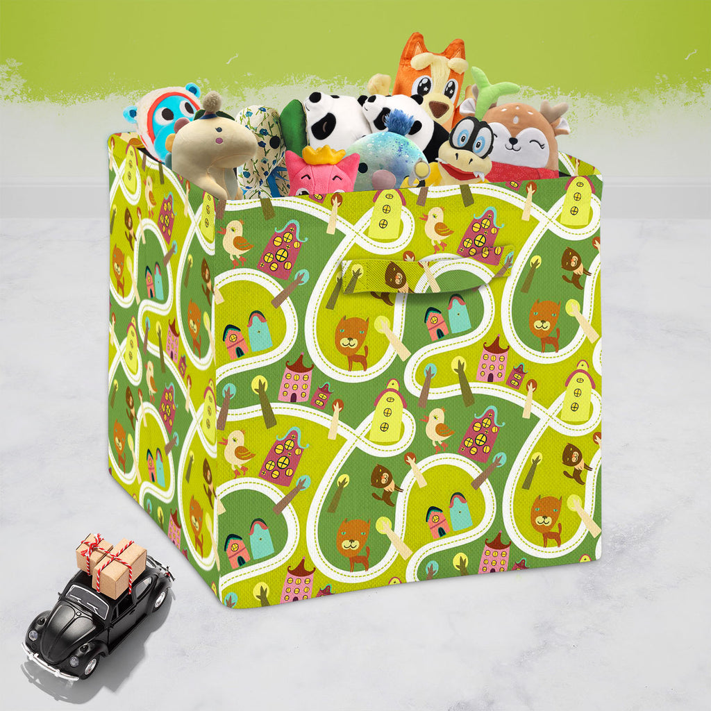 Road Foldable Open Storage Bin | Organizer Box, Toy Basket, Shelf Box, Laundry Bag | Canvas Fabric-Storage Bins-STR_BI_CB-IC 5007341 IC 5007341, Abstract Expressionism, Abstracts, Animals, Animated Cartoons, Architecture, Baby, Birds, Caricature, Cartoons, Children, Cities, City Views, Illustrations, Kids, Maps, Patterns, People, Seasons, Semi Abstract, road, foldable, open, storage, bin, organizer, box, toy, basket, shelf, laundry, bag, canvas, fabric, abstract, alley, apartment, background, bird, block, b