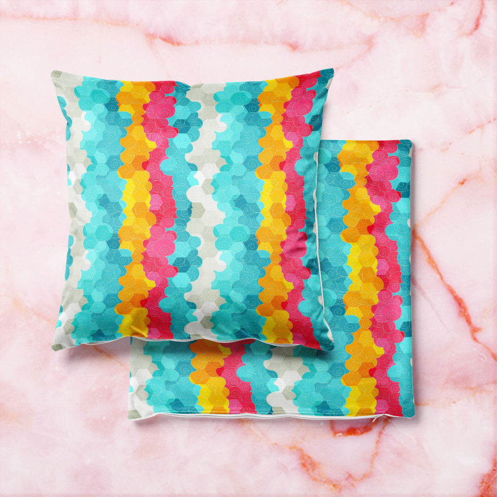 Color Circle Cushion Cover Throw Pillow-Cushion Covers-CUS_CV-IC 5007342 IC 5007342, Abstract Expressionism, Abstracts, Ancient, Art and Paintings, Circle, Decorative, Drawing, Geometric, Geometric Abstraction, Historical, Illustrations, Japanese, Medieval, Music, Music and Dance, Music and Musical Instruments, Patterns, Semi Abstract, Signs, Signs and Symbols, Symbols, Vintage, color, cushion, cover, throw, pillow, art, background, brown, bubble, bubbly, child, childish, circles, colorful, craft, decoratio