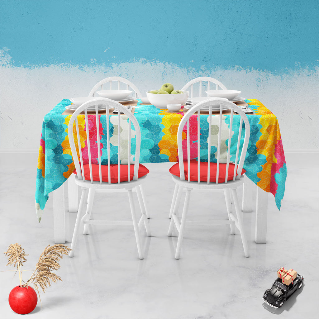 Color Circle Table Cloth Cover-Table Covers-CVR_TB_NR-IC 5007342 IC 5007342, Abstract Expressionism, Abstracts, Ancient, Art and Paintings, Circle, Decorative, Drawing, Geometric, Geometric Abstraction, Historical, Illustrations, Japanese, Medieval, Music, Music and Dance, Music and Musical Instruments, Patterns, Semi Abstract, Signs, Signs and Symbols, Symbols, Vintage, color, table, cloth, cover, art, background, brown, bubble, bubbly, child, childish, circles, colorful, craft, decoration, design, eleganc