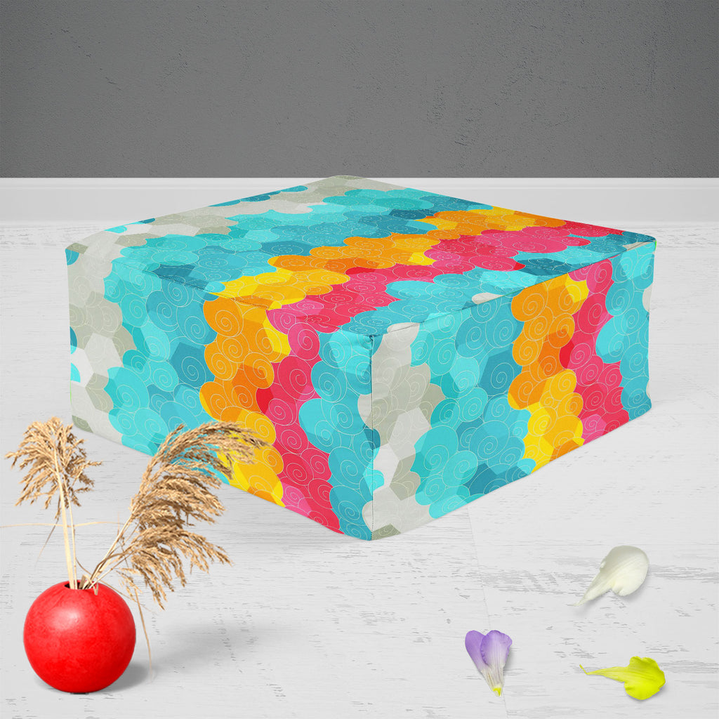 Color Circle Footstool Footrest Puffy Pouffe Ottoman Bean Bag | Canvas Fabric-Footstools-FST_CB_BN-IC 5007342 IC 5007342, Abstract Expressionism, Abstracts, Ancient, Art and Paintings, Circle, Decorative, Drawing, Geometric, Geometric Abstraction, Historical, Illustrations, Japanese, Medieval, Music, Music and Dance, Music and Musical Instruments, Patterns, Semi Abstract, Signs, Signs and Symbols, Symbols, Vintage, color, footstool, footrest, puffy, pouffe, ottoman, bean, bag, canvas, fabric, art, backgroun