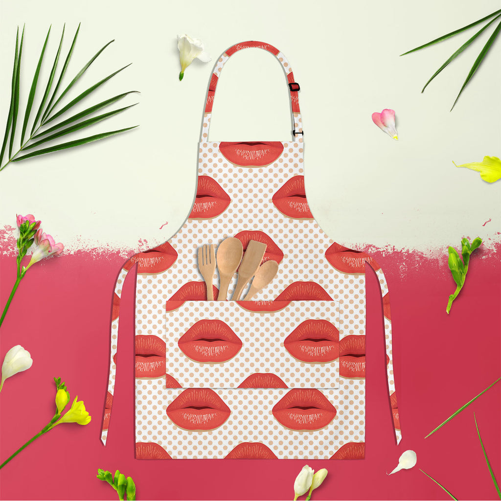 Red Lips Apron | Adjustable, Free Size & Waist Tiebacks-Aprons Neck to Knee-APR_NK_KN-IC 5007343 IC 5007343, Abstract Expressionism, Abstracts, Art and Paintings, Decorative, Fashion, Hearts, Icons, Illustrations, Love, Patterns, People, Romance, Semi Abstract, Signs, Signs and Symbols, Symbols, red, lips, apron, adjustable, free, size, waist, tiebacks, kiss, lip, abstract, art, background, beauty, card, cosmetic, decoration, design, desire, element, female, girl, glamour, heart, human, icon, illustration, 