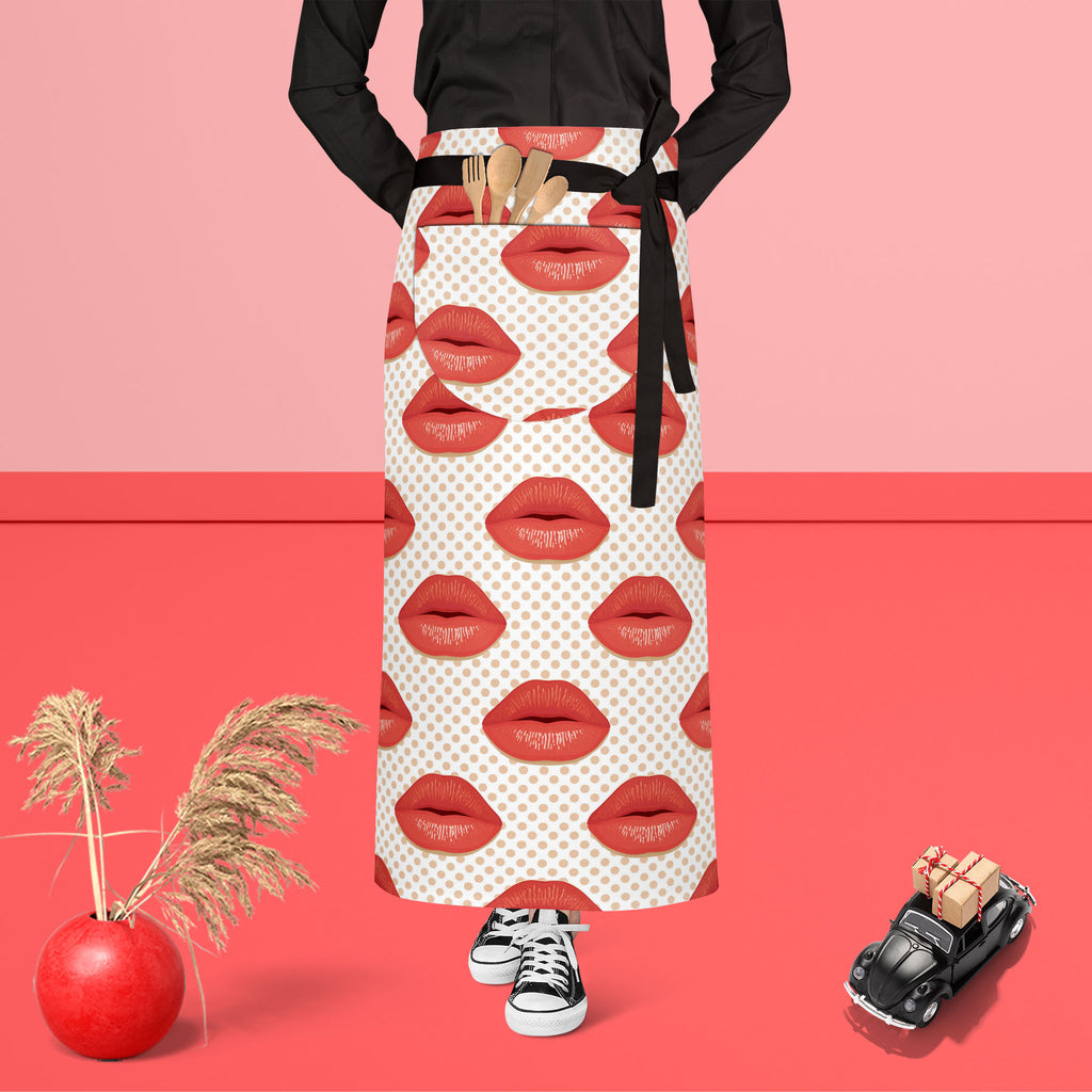 Red Lips Apron | Adjustable, Free Size & Waist Tiebacks-Aprons Waist to Feet-APR_WS_FT-IC 5007343 IC 5007343, Abstract Expressionism, Abstracts, Art and Paintings, Decorative, Fashion, Hearts, Icons, Illustrations, Love, Patterns, People, Romance, Semi Abstract, Signs, Signs and Symbols, Symbols, red, lips, apron, adjustable, free, size, waist, tiebacks, kiss, lip, abstract, art, background, beauty, card, cosmetic, decoration, design, desire, element, female, girl, glamour, heart, human, icon, illustration,