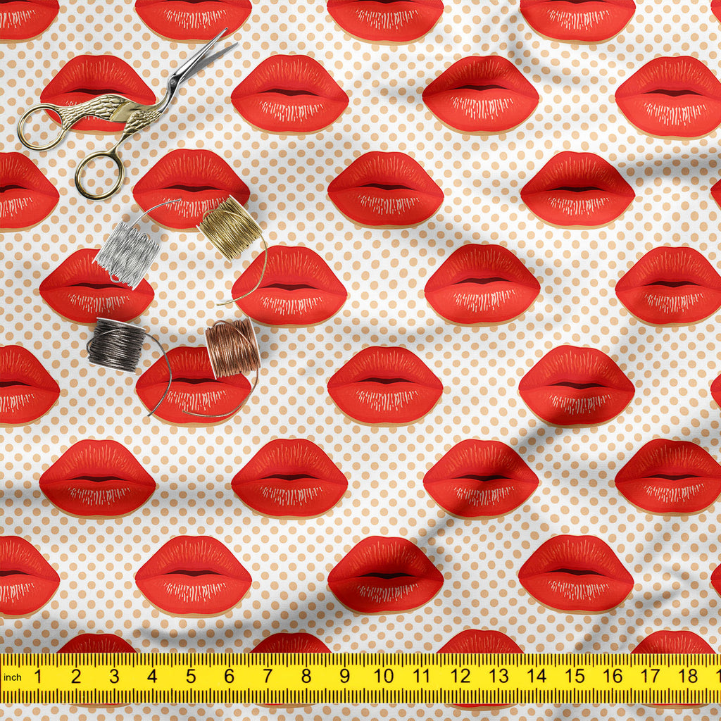 Red Lips Upholstery Fabric by Metre | For Sofa, Curtains, Cushions, Furnishing, Craft, Dress Material-Upholstery Fabrics-FAB_RW-IC 5007343 IC 5007343, Abstract Expressionism, Abstracts, Art and Paintings, Decorative, Fashion, Hearts, Icons, Illustrations, Love, Patterns, People, Romance, Semi Abstract, Signs, Signs and Symbols, Symbols, red, lips, upholstery, fabric, by, metre, for, sofa, curtains, cushions, furnishing, craft, dress, material, kiss, lip, abstract, art, background, beauty, card, cosmetic, de