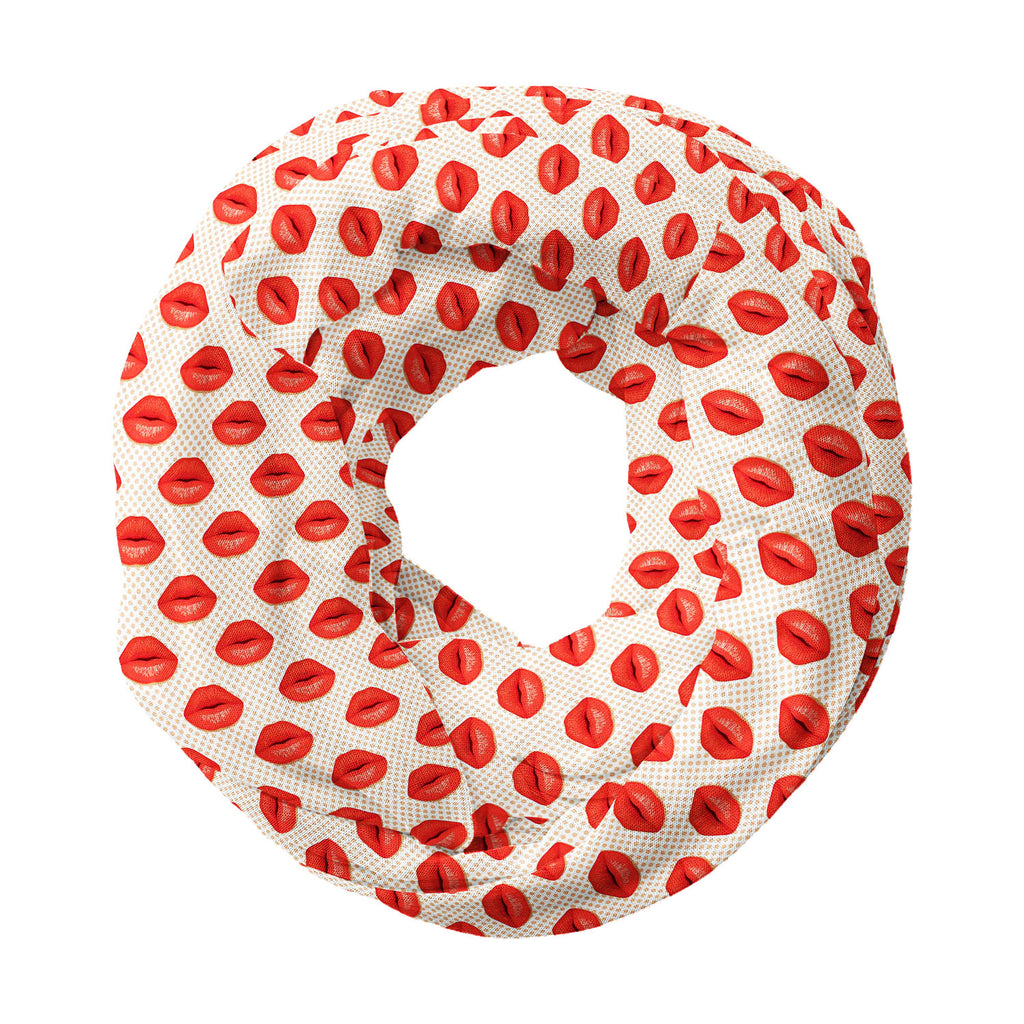 Red Lips Printed Wraparound Infinity Loop Scarf | Girls & Women | Soft Poly Fabric-Scarfs Infinity Loop-SCF_FB_LP-IC 5007343 IC 5007343, Abstract Expressionism, Abstracts, Art and Paintings, Decorative, Fashion, Hearts, Icons, Illustrations, Love, Patterns, People, Romance, Semi Abstract, Signs, Signs and Symbols, Symbols, red, lips, printed, wraparound, infinity, loop, scarf, girls, women, soft, poly, fabric, kiss, lip, abstract, art, background, beauty, card, cosmetic, decoration, design, desire, element,