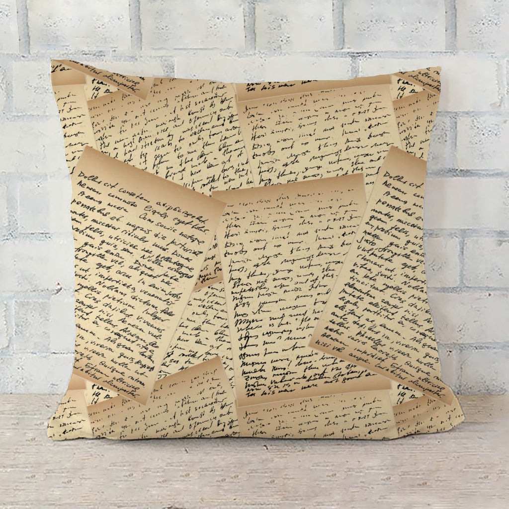 ArtzFolio Vintage Handwriting Letter Cushion Cover Throw Pillow-Cushion Covers-AZHFR17986832CUS_CV_L-Image Code 5007344 Vishnu Image Folio Pvt Ltd, IC 5007344, ArtzFolio, Cushion Covers, Abstract, Digital Art, vintage, handwriting, letter, cushion, cover, throw, pillow, old, seamless, background, sofa throws, single throw pillow, zippered throw pillow cover, satin pillow cover, throw pillow, cushion cover only, cushion cover, pillow cover for sofa, pitaara box, throw cushion, kids cushion cover, square cush