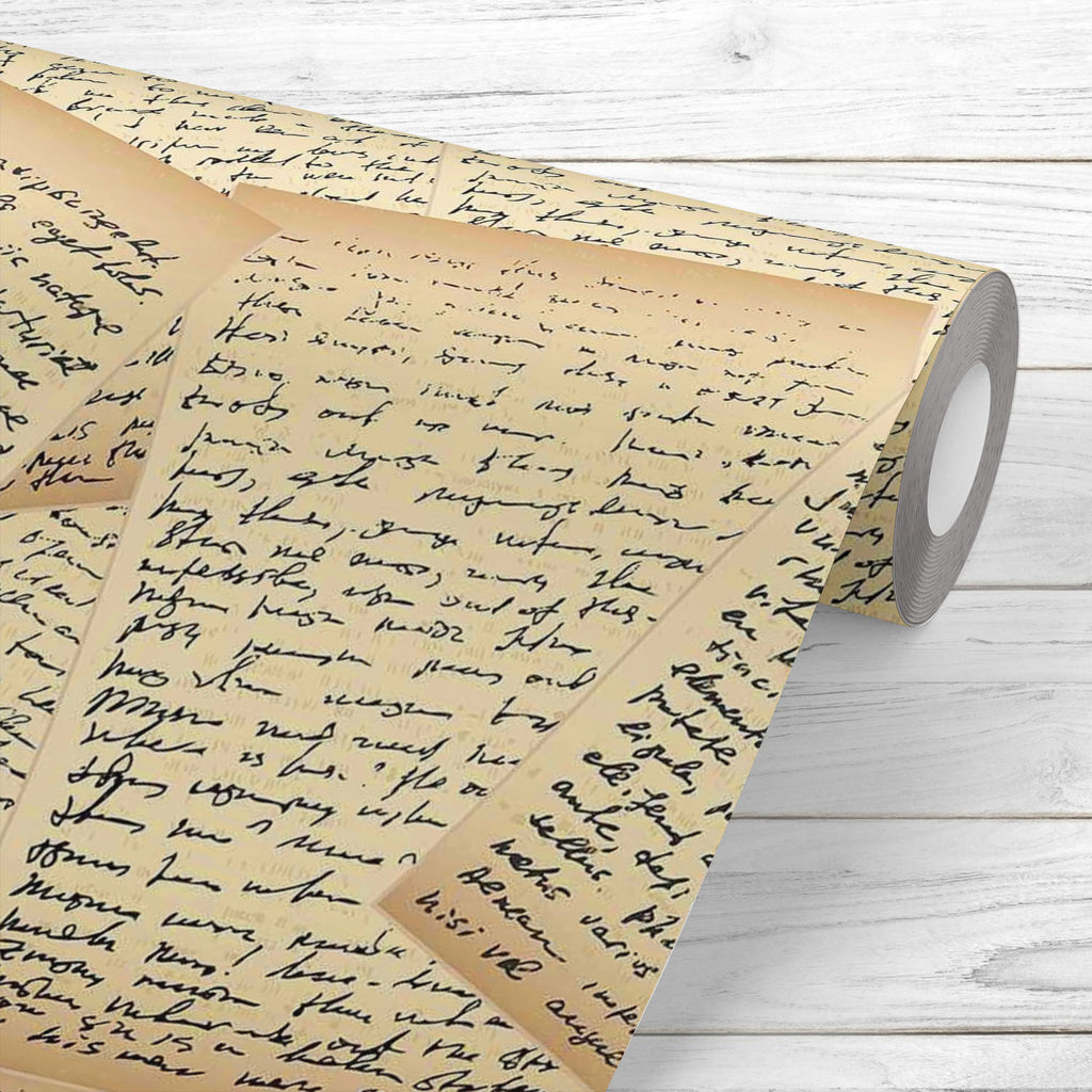 Vintage Handwriting Letter Wallpaper Roll-Wallpapers Peel & Stick-WAL_PA-IC 5007344 IC 5007344, Abstract Expressionism, Abstracts, Ancient, Art and Paintings, Black, Black and White, Calligraphy, Education, Historical, Illustrations, Medieval, Patterns, Retro, Schools, Semi Abstract, Signs, Signs and Symbols, Sketches, Text, Universities, Vintage, White, handwriting, letter, wallpaper, roll, abstract, antique, art, author, backdrop, background, cursive, decor, decoration, design, document, draft, grunge, il