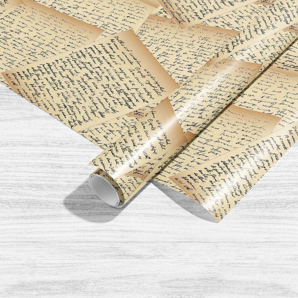 Vintage Handwriting Letter Art & Craft Gift Wrapping Paper-Wrapping Papers-WRP_PP-IC 5007344 IC 5007344, Abstract Expressionism, Abstracts, Ancient, Art and Paintings, Black, Black and White, Calligraphy, Education, Historical, Illustrations, Medieval, Patterns, Retro, Schools, Semi Abstract, Signs, Signs and Symbols, Sketches, Text, Universities, Vintage, White, handwriting, letter, art, craft, gift, wrapping, paper, abstract, antique, author, backdrop, background, cursive, decor, decoration, design, docum