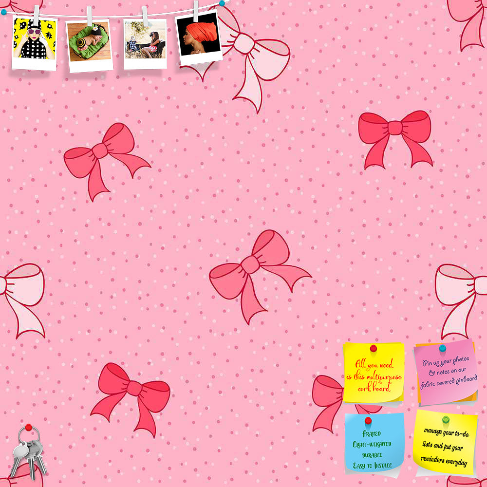 ArtzFolio Pink Bows Printed Bulletin Board Notice Pin Board Soft Board | Frameless-Bulletin Boards Frameless-AZSAO17995802BLB_FL_L-Image Code 5007345 Vishnu Image Folio Pvt Ltd, IC 5007345, ArtzFolio, Bulletin Boards Frameless, Love, Kids, Digital Art, pink, bows, printed, bulletin, board, notice, pin, soft, frameless, seamless, pattern, color, pin up board, push pin board, extra large cork board, big pin board, notice board, small bulletin board, cork board, wall notice board, giant cork board, bulletin bo