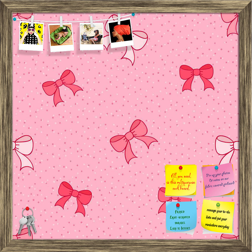 ArtzFolio Pink Bows Printed Bulletin Board Notice Pin Board Soft Board | Framed-Bulletin Boards Framed-AZSAO17995802BLB_FR_L-Image Code 5007345 Vishnu Image Folio Pvt Ltd, IC 5007345, ArtzFolio, Bulletin Boards Framed, Love, Kids, Digital Art, pink, bows, printed, bulletin, board, notice, pin, soft, framed, seamless, pattern, color, pin up board, push pin board, extra large cork board, big pin board, notice board, small bulletin board, cork board, wall notice board, giant cork board, bulletin board, office 