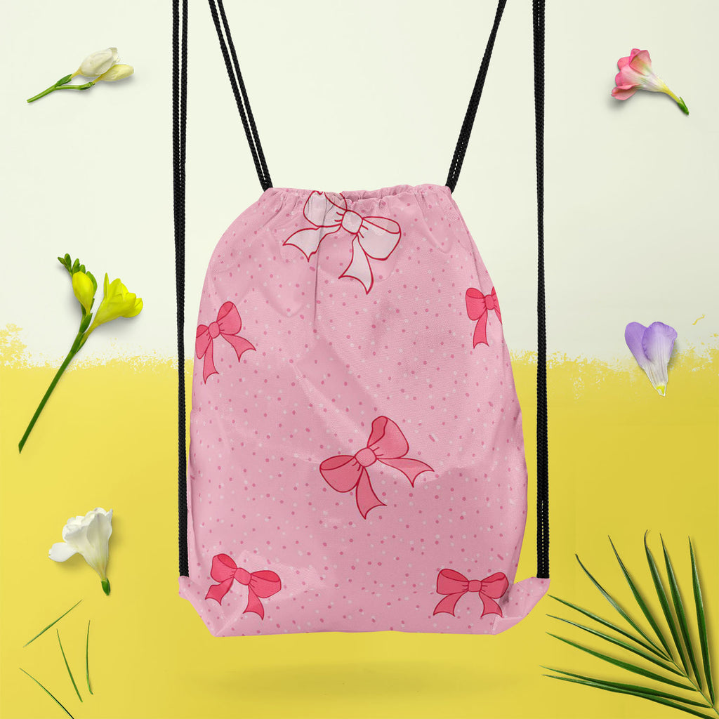 Pink Bows Backpack for Students | College & Travel Bag-Backpacks-BPK_FB_DS-IC 5007345 IC 5007345, Ancient, Baby, Birthday, Black and White, Books, Children, Digital, Digital Art, Dots, Festivals and Occasions, Festive, Graphic, Hand Drawn, Historical, Holidays, Illustrations, Kids, Love, Medieval, Patterns, Retro, Romance, Signs, Signs and Symbols, Symbols, Vintage, White, pink, bows, backpack, for, students, college, travel, bag, bow, background, birth, card, celebration, childish, color, cute, day, decor,