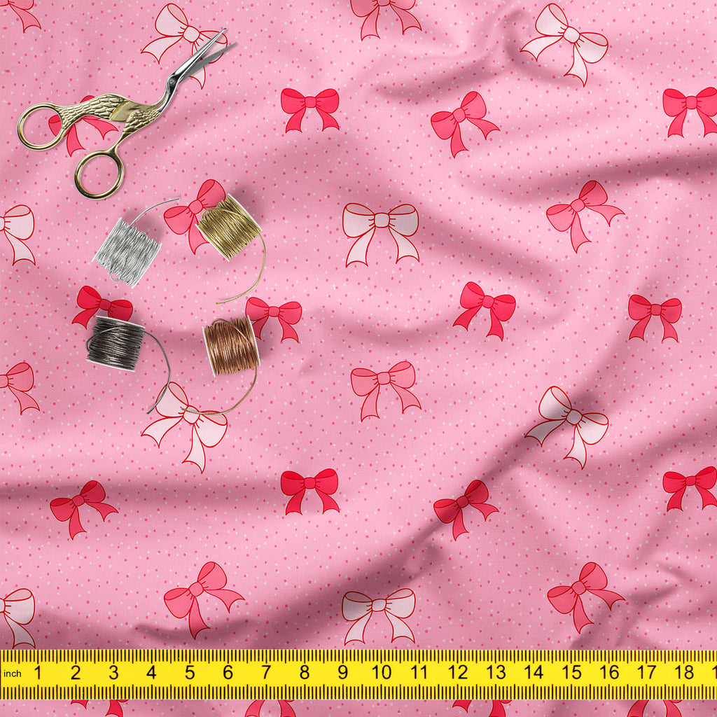 Pink Bows Upholstery Fabric by Metre | For Sofa, Curtains, Cushions, Furnishing, Craft, Dress Material-Upholstery Fabrics-FAB_RW-IC 5007345 IC 5007345, Ancient, Baby, Birthday, Black and White, Books, Children, Digital, Digital Art, Dots, Festivals and Occasions, Festive, Graphic, Hand Drawn, Historical, Holidays, Illustrations, Kids, Love, Medieval, Patterns, Retro, Romance, Signs, Signs and Symbols, Symbols, Vintage, White, pink, bows, upholstery, fabric, by, metre, for, sofa, curtains, cushions, furnishi