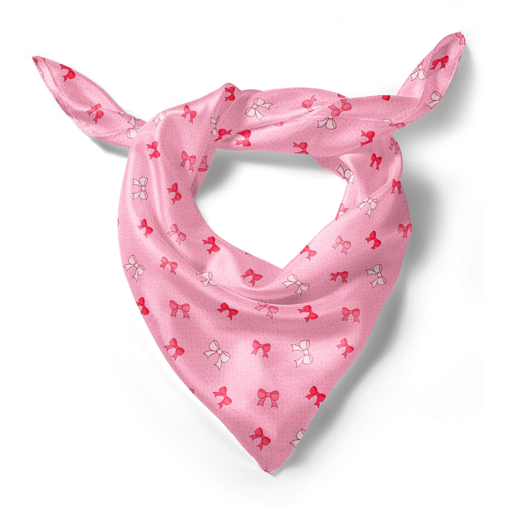 Pink Bows Printed Scarf | Neckwear Balaclava | Girls & Women | Soft Poly Fabric-Scarfs Basic-SCF_FB_BS-IC 5007345 IC 5007345, Ancient, Baby, Birthday, Black and White, Books, Children, Digital, Digital Art, Dots, Festivals and Occasions, Festive, Graphic, Hand Drawn, Historical, Holidays, Illustrations, Kids, Love, Medieval, Patterns, Retro, Romance, Signs, Signs and Symbols, Symbols, Vintage, White, pink, bows, printed, scarf, neckwear, balaclava, girls, women, soft, poly, fabric, bow, background, birth, c