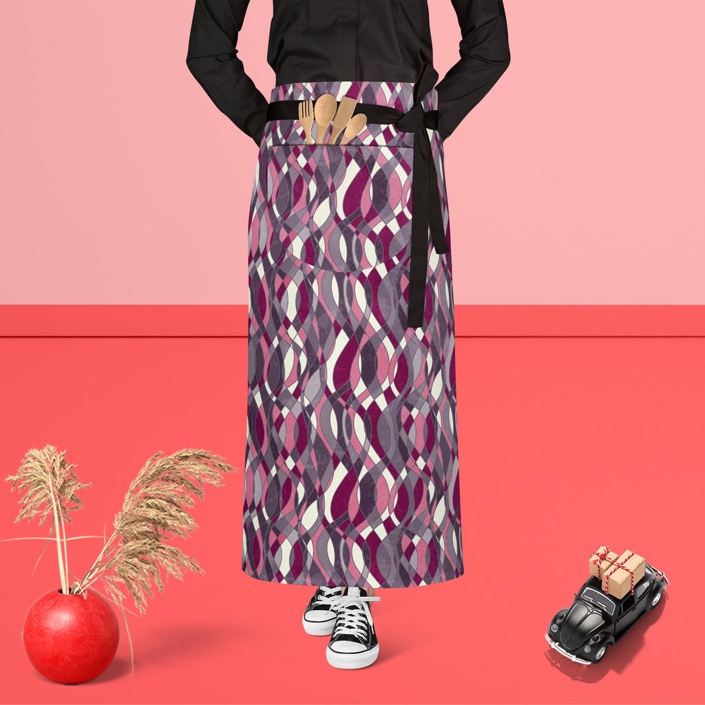 Abstract Grunge Art Apron | Adjustable, Free Size & Waist Tiebacks - Aprons Waist to Feet - ArtzFolio.com