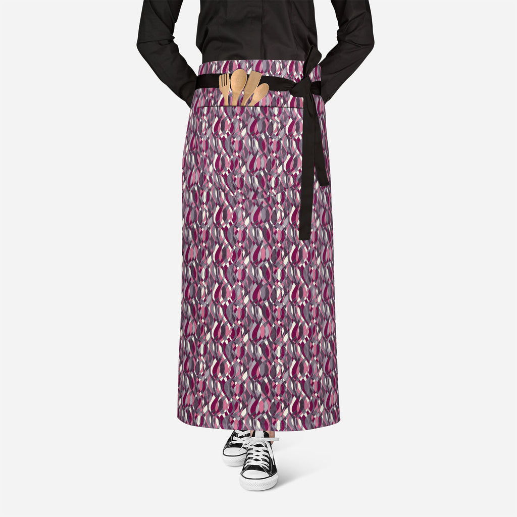 Abstract Grunge Art Apron | Adjustable, Free Size & Waist Tiebacks - Aprons Waist to Knee - ArtzFolio.com