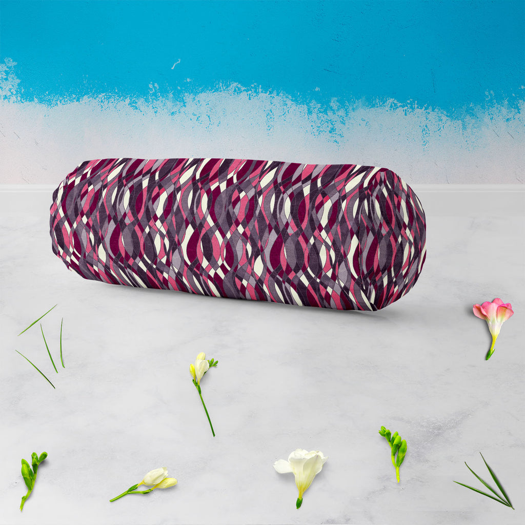 Abstract Grunge Art Bolster Cover Booster Cases | Concealed Zipper Opening - Bolster Covers - ArtzFolio.com