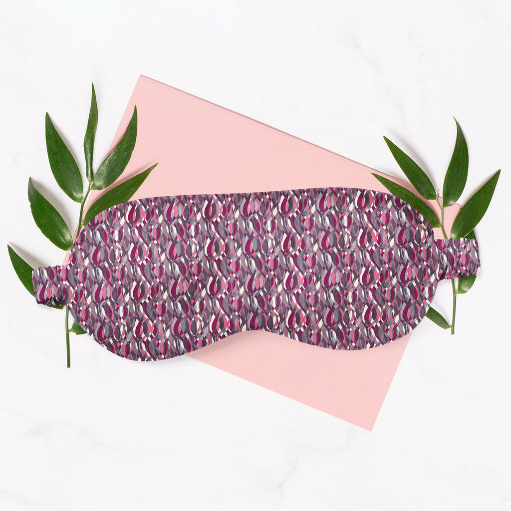 Abstract Grunge Art Sleeping Eye Pad Blackout Eye Cover | Soft Anti-Allergic Eco-Friendly Natural Mulberry Silk Fabric - Sleep Masks - ArtzFolio.com