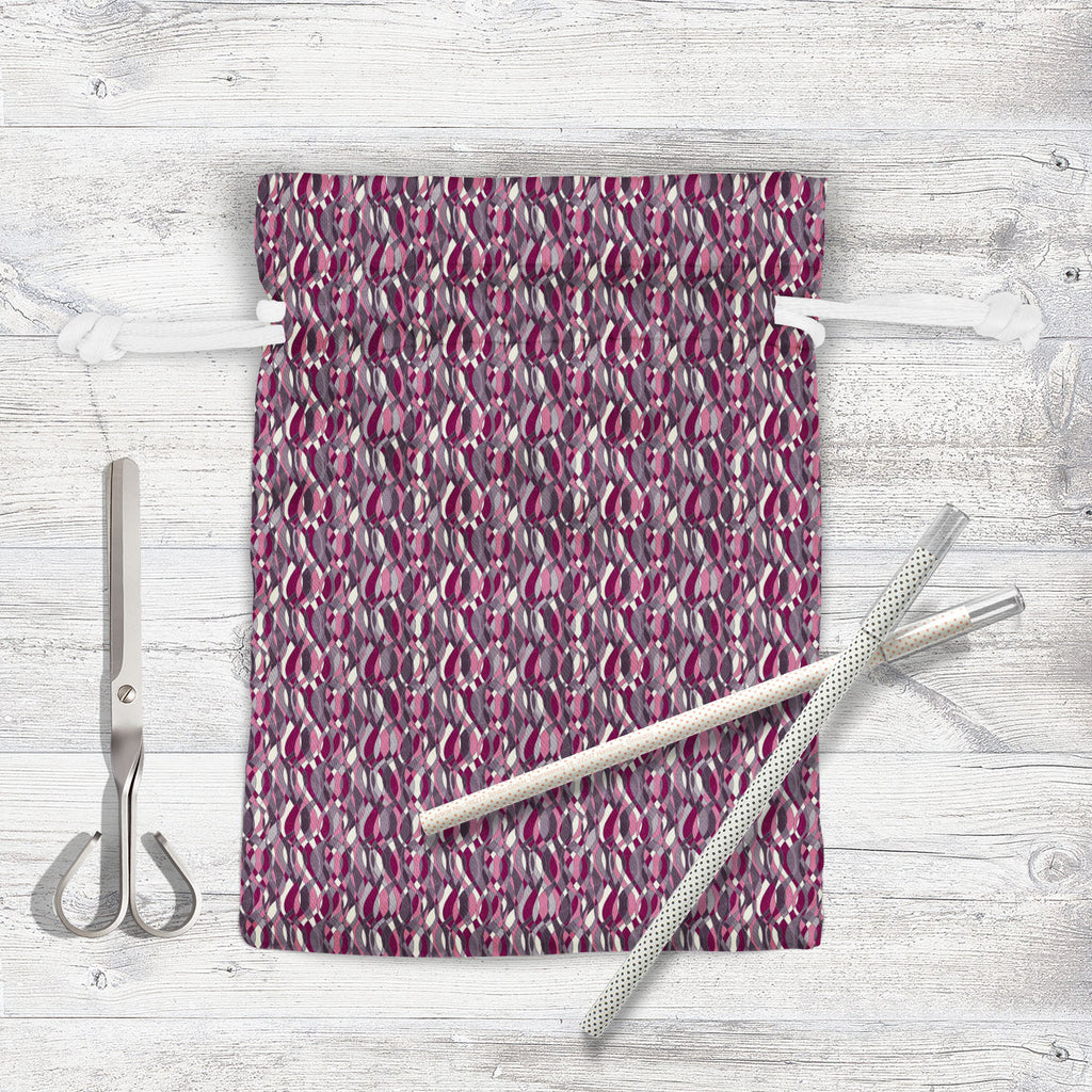 Abstract Grunge Art Pouch Wrist Potli Bag | Bag for Weddings & Casual Parties - Drawstring Pouches - ArtzFolio.com