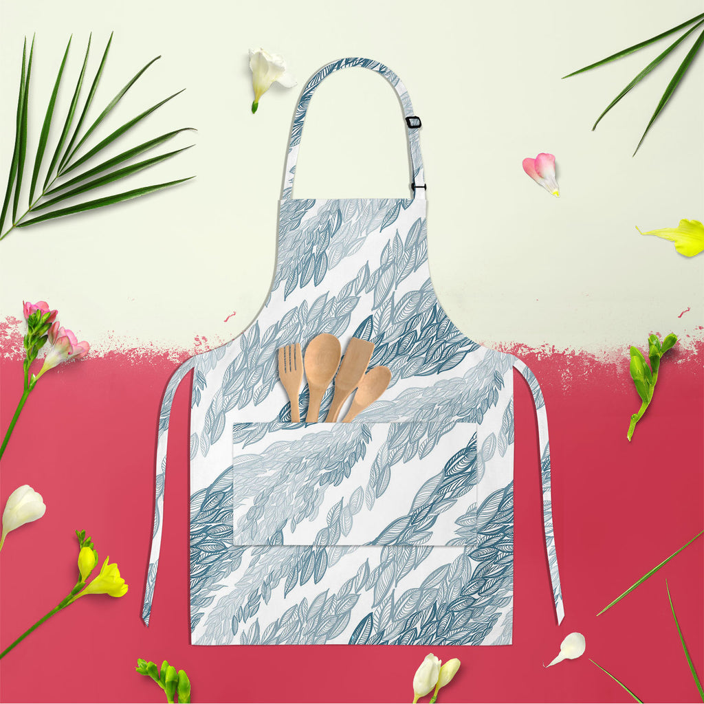 Flying Leaves D1 Apron | Adjustable, Free Size & Waist Tiebacks-Aprons Neck to Knee-APR_NK_KN-IC 5007348 IC 5007348, Abstract Expressionism, Abstracts, Art and Paintings, Black and White, Botanical, Cities, City Views, Digital, Digital Art, Drawing, Fashion, Floral, Flowers, Graphic, Illustrations, Nature, Paintings, Patterns, Retro, Scenic, Semi Abstract, Signs, Signs and Symbols, Sketches, Stripes, White, flying, leaves, d1, apron, adjustable, free, size, waist, tiebacks, feather, pattern, abstract, art, 