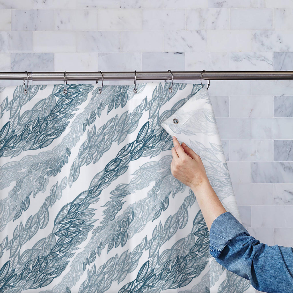 Flying Leaves D1 Washable Waterproof Shower Curtain-Shower Curtains-CUR_SH-IC 5007348 IC 5007348, Abstract Expressionism, Abstracts, Art and Paintings, Black and White, Botanical, Cities, City Views, Digital, Digital Art, Drawing, Fashion, Floral, Flowers, Graphic, Illustrations, Nature, Paintings, Patterns, Retro, Scenic, Semi Abstract, Signs, Signs and Symbols, Sketches, Stripes, White, flying, leaves, d1, washable, waterproof, shower, curtain, feather, pattern, abstract, art, autumn, background, beautifu