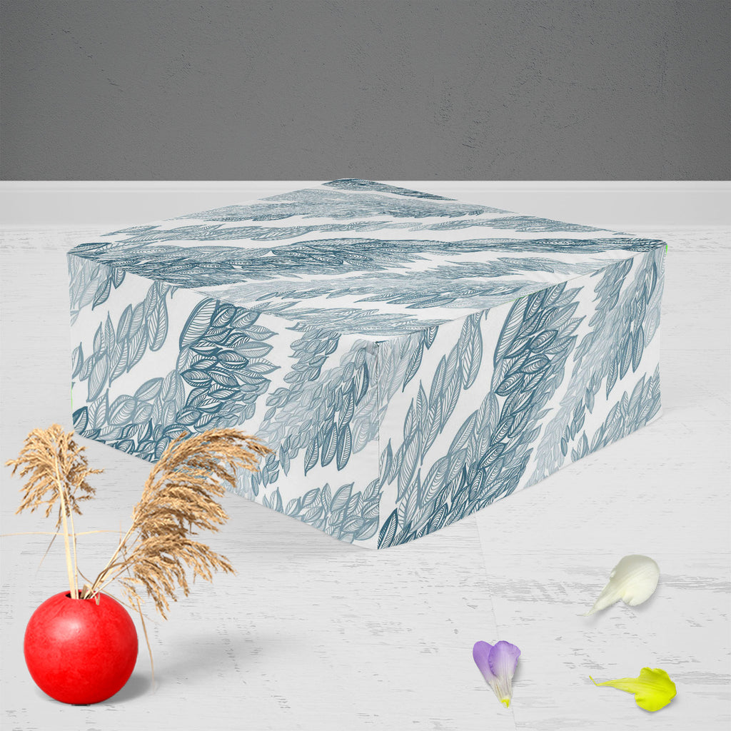 Flying Leaves D1 Footstool Footrest Puffy Pouffe Ottoman Bean Bag | Canvas Fabric-Footstools-FST_CB_BN-IC 5007348 IC 5007348, Abstract Expressionism, Abstracts, Art and Paintings, Black and White, Botanical, Cities, City Views, Digital, Digital Art, Drawing, Fashion, Floral, Flowers, Graphic, Illustrations, Nature, Paintings, Patterns, Retro, Scenic, Semi Abstract, Signs, Signs and Symbols, Sketches, Stripes, White, flying, leaves, d1, footstool, footrest, puffy, pouffe, ottoman, bean, bag, canvas, fabric, 