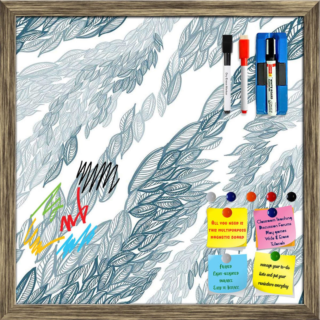 Flying Leaves Framed Magnetic Dry Erase Board | Combo with Magnet Buttons & Markers-Magnetic Boards Framed-MGB_FR-IC 5007348 IC 5007348, Abstract Expressionism, Abstracts, Art and Paintings, Black and White, Botanical, Cities, City Views, Digital, Digital Art, Drawing, Fashion, Floral, Flowers, Graphic, Illustrations, Nature, Paintings, Patterns, Retro, Scenic, Semi Abstract, Signs, Signs and Symbols, Sketches, Stripes, White, flying, leaves, framed, magnetic, dry, erase, board, printed, whiteboard, with, 4