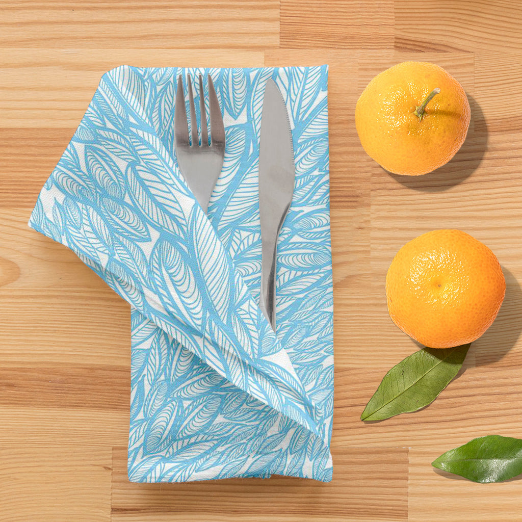 Flying Leaves D2 Table Napkin-Table Napkins-NAP_TB-IC 5007349 IC 5007349, Abstract Expressionism, Abstracts, Art and Paintings, Black and White, Botanical, Cities, City Views, Digital, Digital Art, Drawing, Fashion, Floral, Flowers, Graphic, Illustrations, Nature, Paintings, Patterns, Retro, Scenic, Semi Abstract, Signs, Signs and Symbols, Sketches, White, flying, leaves, d2, table, napkin, abstract, art, autumn, background, beautiful, beauty, blue, contemporary, contour, creativity, curve, decoration, desi